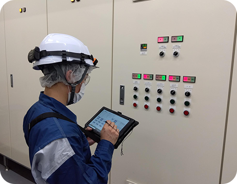 設備管理作業現場